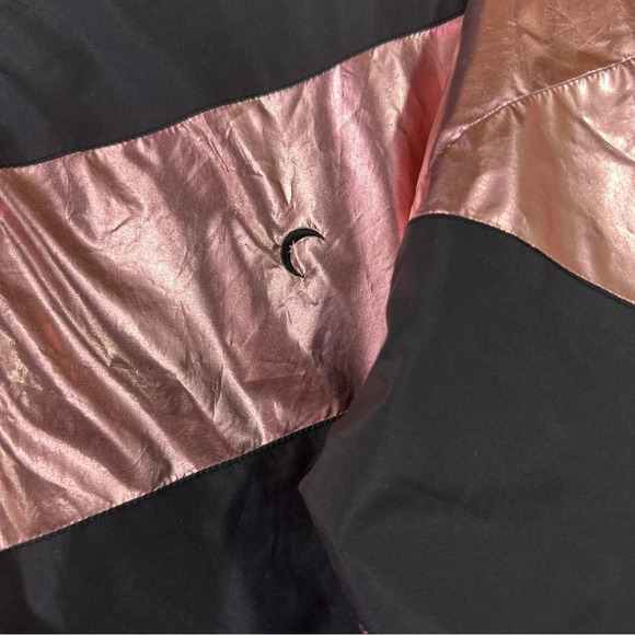 Zyia Active Wear Metallic Pink Block Windbreaker Jacket - Picture 5 of 8